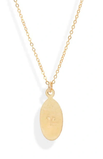 Set & Stones Zodiac Horoscope Pendant Necklace In Gold - Aries
