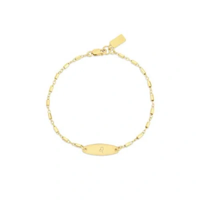 Set & Stones Zodiac Sign Bracelet In Gold