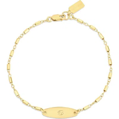 Set & Stones Zodiac Sign Bracelet In Gold