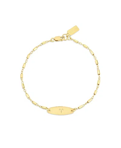Set & Stones Zodiac Sign Bracelet In Gold
