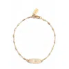 Set & Stones Zodiac Sign Id Bracelet In Capricorn