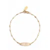 Set & Stones Zodiac Sign Id Bracelet In Gemini