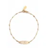 Set & Stones Zodiac Sign Id Bracelet In Pisces
