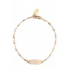 Set & Stones Zodiac Sign Id Bracelet In Taurus