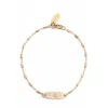 Set & Stones Zodiac Sign Id Bracelet In Virgo
