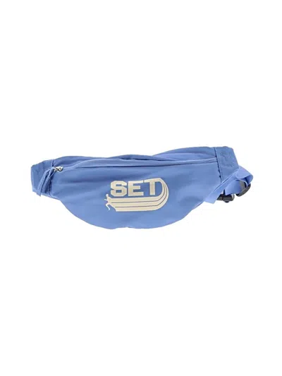 Pre-owned Set Belt Bag In Blue