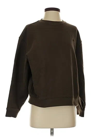 Pre-owned Set Fleece Jacket In Brown