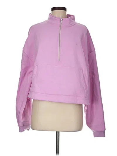 Pre-owned Set Fleece Jacket In Pink