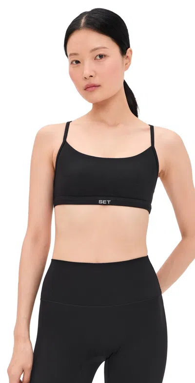 Set Formcloud Cloud Y Sports Bra Onyx In Black