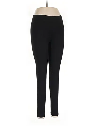 Pre-owned Set Leggings In Black
