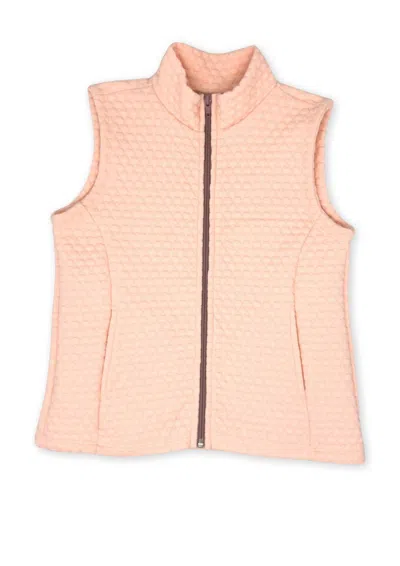 Set Proper Kids' Girl's Quilted Virginia Vest In Paris Pink