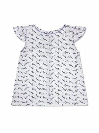 Set Proper Kids' Girls Helen Angel Sleeves Blouse In Wisteria In Purple