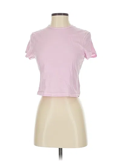 Pre-owned Set Short Sleeve T-shirt In Pink