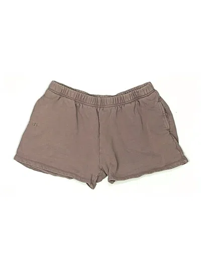 Pre-owned Set Shorts In Brown