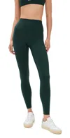 Set Sporty High Rise Leggings Beetle In Green