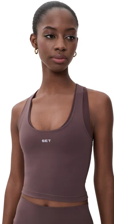 Set Sporty Gym Tank Cacao