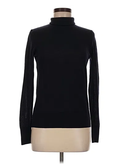 Pre-owned Set Turtleneck Sweater In Black