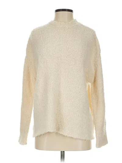 Pre-owned Set Turtleneck Sweater In Ivory
