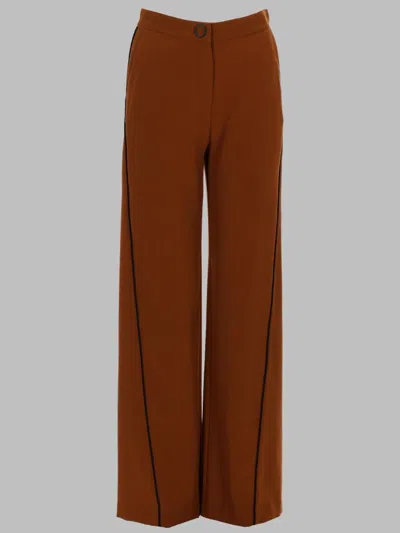 Se-ta Pantalone Dritto In Brown