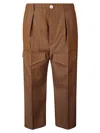 Setchu Chino Pants Gabardine In Cognac