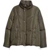 Setchu Down Puffer Jacket In Dark Green
