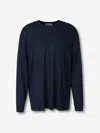 Setchu Elegant Wool Coat In Blue