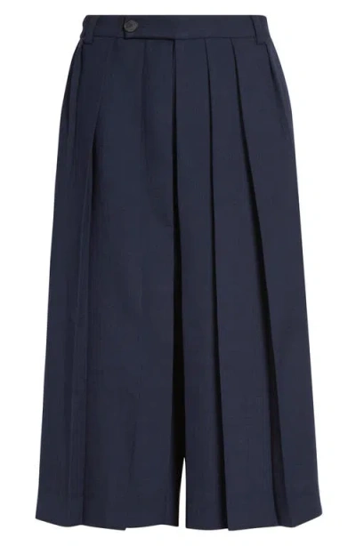 Setchu Hakama Shorts In Blue