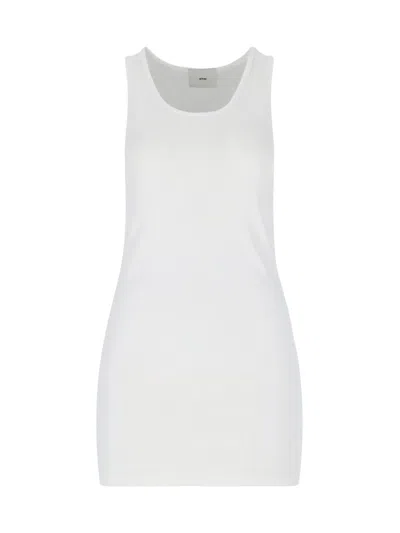Setchu Logo Mini Dress In White