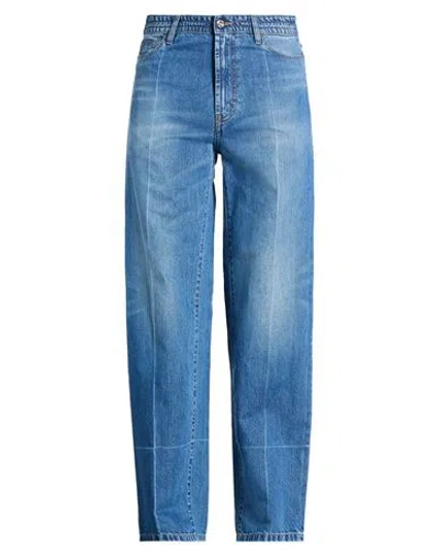 Setchu Man Jeans Blue Size 4 Cotton, Washi (japanese Paper)