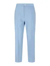 Setchu Button-fastening Pocket Trousers In Blue