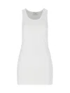 SETCHU SETCHU RIBBED LOGO MINI DRESS – WHITE