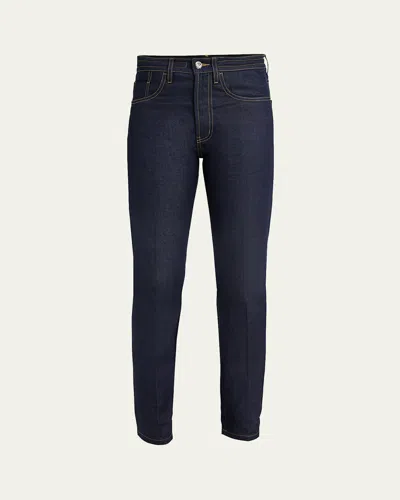 Setchu Slim Paper Denim Pants In Indigo