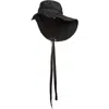 Setchu Stripe Fisherman Hat In Black