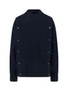Setchu Wool And Cashmere Blend Sweater In Blue
