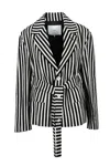 Setchu Tailored Jacket - Black/beige In Multi