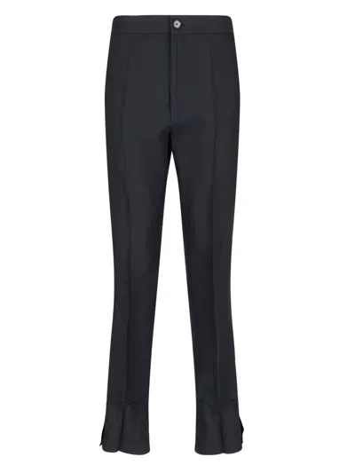 Setchu Tailored Straight-leg Trousers In Black