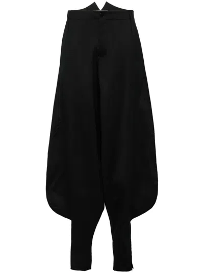 Setchu Tapered Trousers In Black