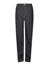 Setchu Long-length Buttoned Jeans In Blue
