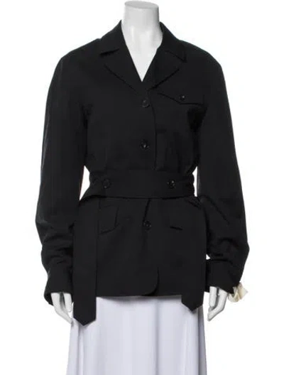 Pre-owned Setchu Virgin Wool Jacket In Black