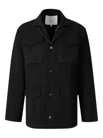 SETCHU VIRGIN-WOOL SHIRT JACKET