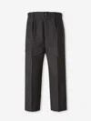 Setchu Wide Dress Pants In Gray