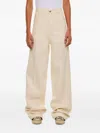 Setchu Wide-leg Jeans In Neutrals