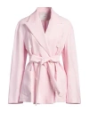 SETCHU SETCHU WOMAN BLAZER PINK SIZE 2 WOOL, VISCOSE
