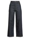 Setchu Woman Jeans Blue Size 3 Cotton, Washi (japanese Paper)