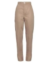 Setchu Woman Pants Camel Size 2 Wool, Mohair Wool In Beige