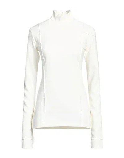 Setchu Woman T-shirt Ivory Size 1 Polyester, Elastane In White