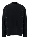 Setchu Wool And Cashmere Blend Sweater In Black