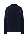 Setchu Wool And Cashmere Blend Sweater In Blue