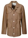 Setchu Safari Origami Jkt Gabardine In Brown