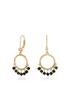Sethi Couture Adeline Black Diamond 18k Yellow Gold Earrings